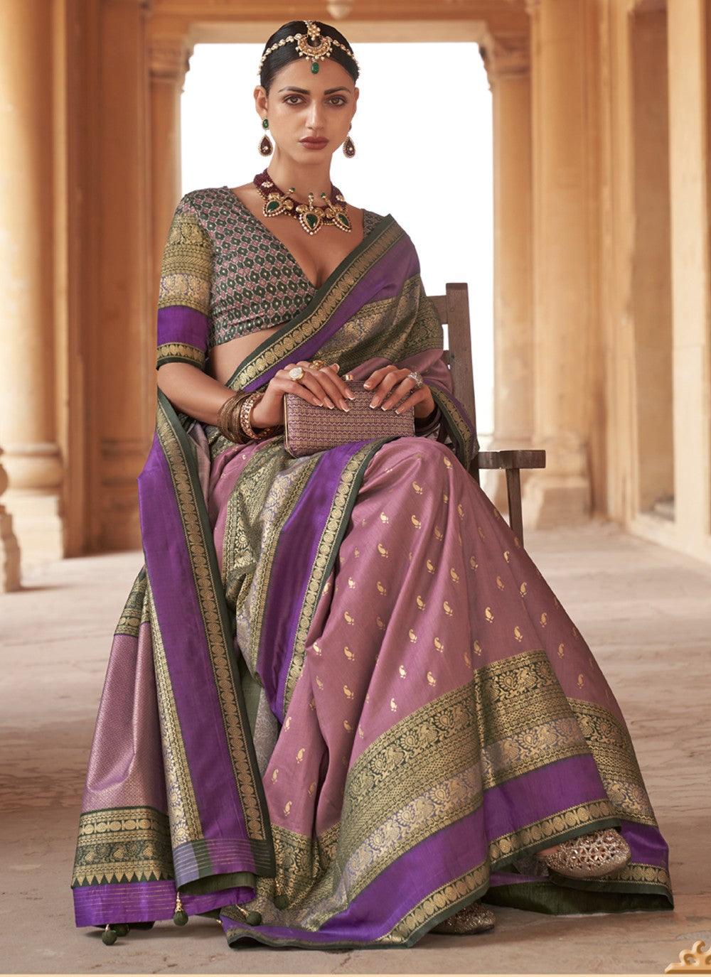 Trendy Patola Print Silk Saree - S3630