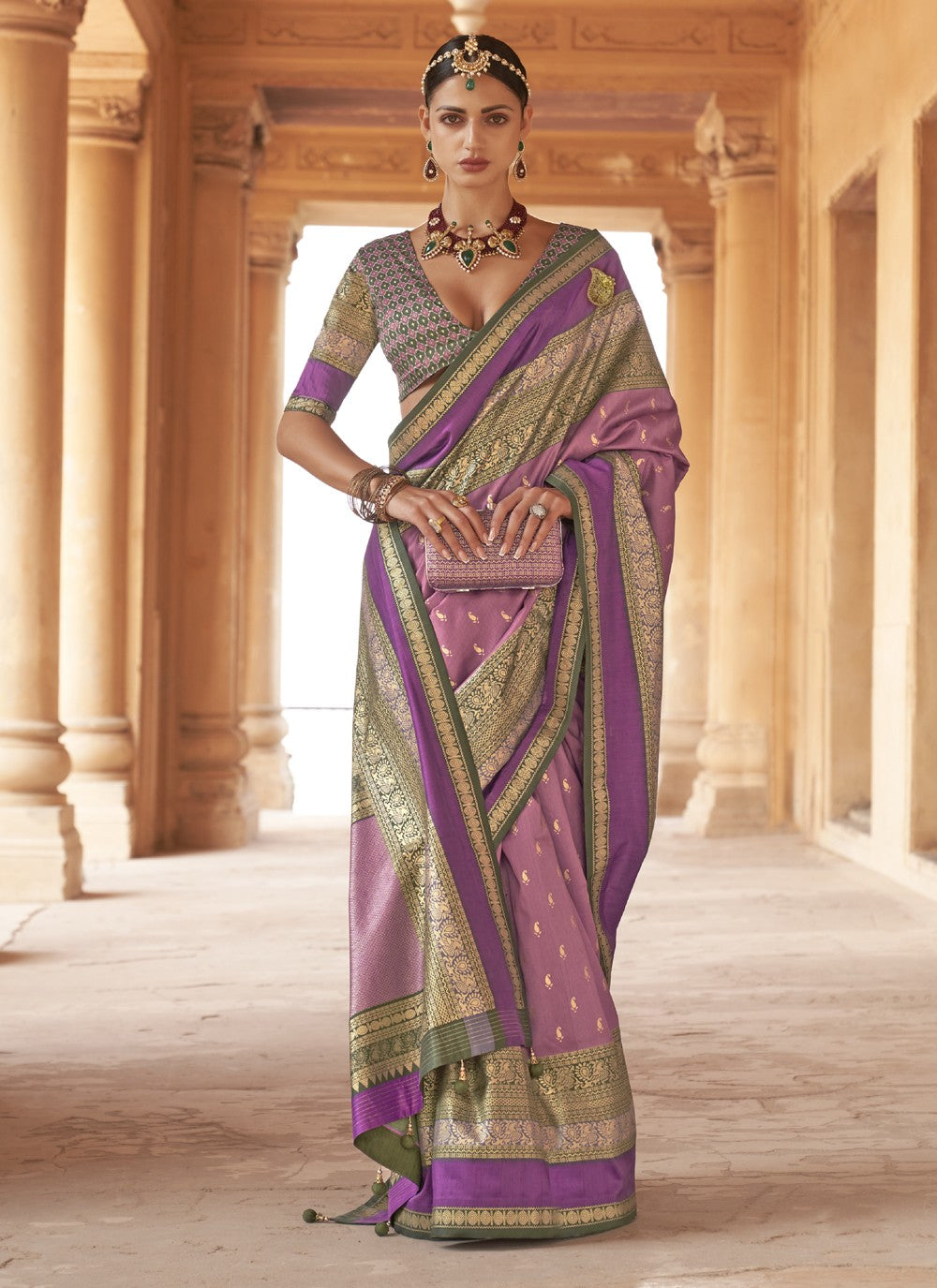 Trendy Patola Print Silk Saree - S3630