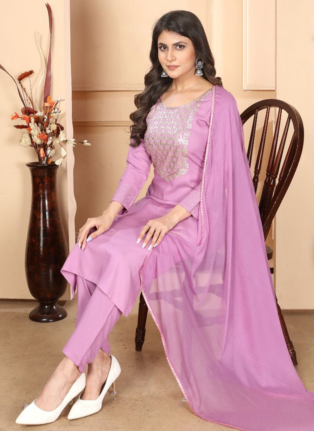 Rayon Salwar Suit - T2683