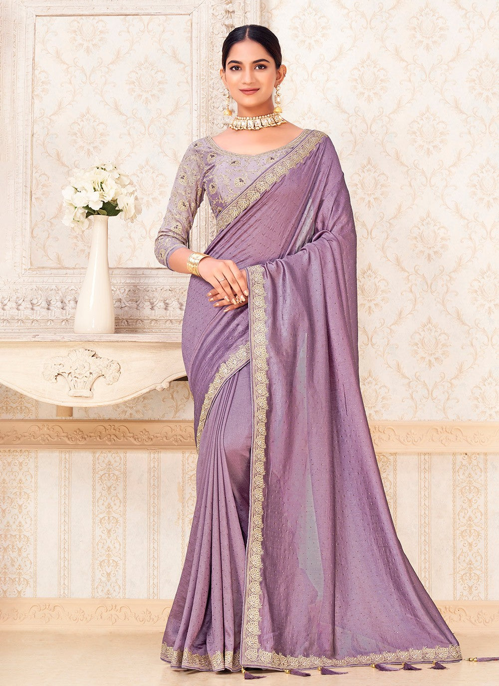 Classic Zari Titan Saree - S9723