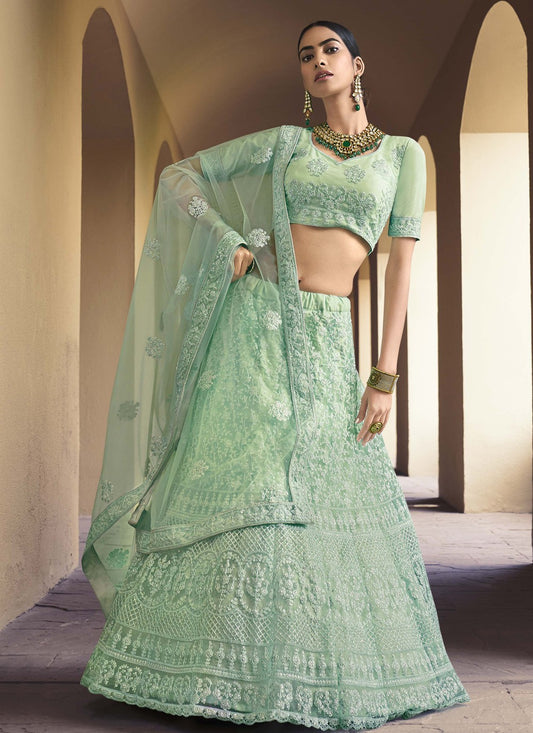 Dori Work Net A - Line Lehenga - L0153