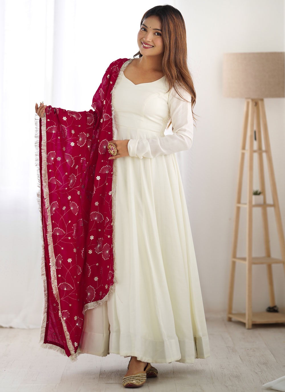 Plain Vichitra Silk Salwar Suit - T4810