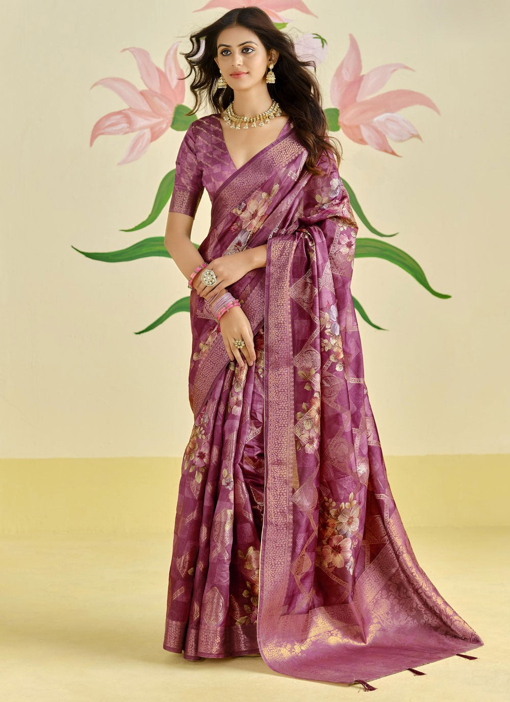 Classic Weaving Zari Silk Saree - S9657