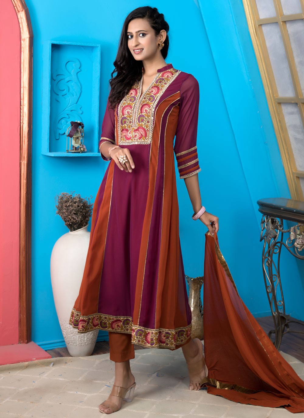 Georgette Salwar Suit - T3260