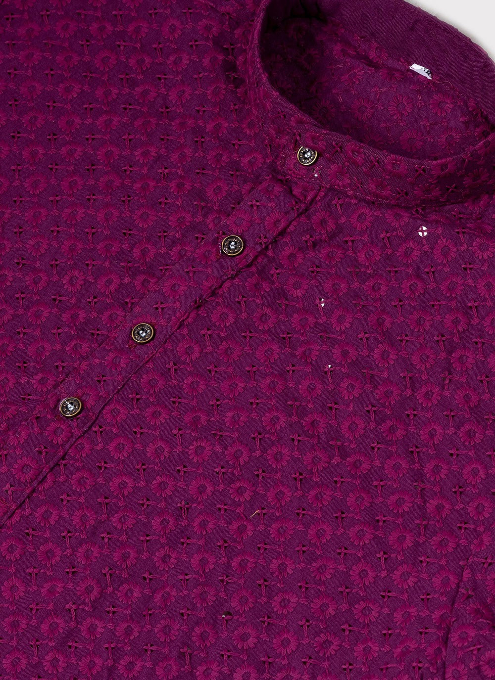 Embroidered Rayon Magenta Kurta - M7846