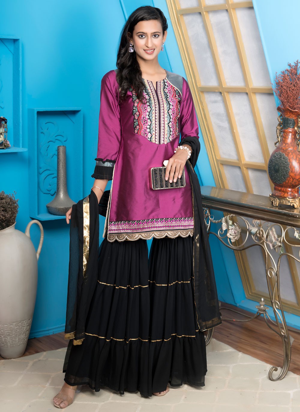 Georgette Salwar Suit - T3918