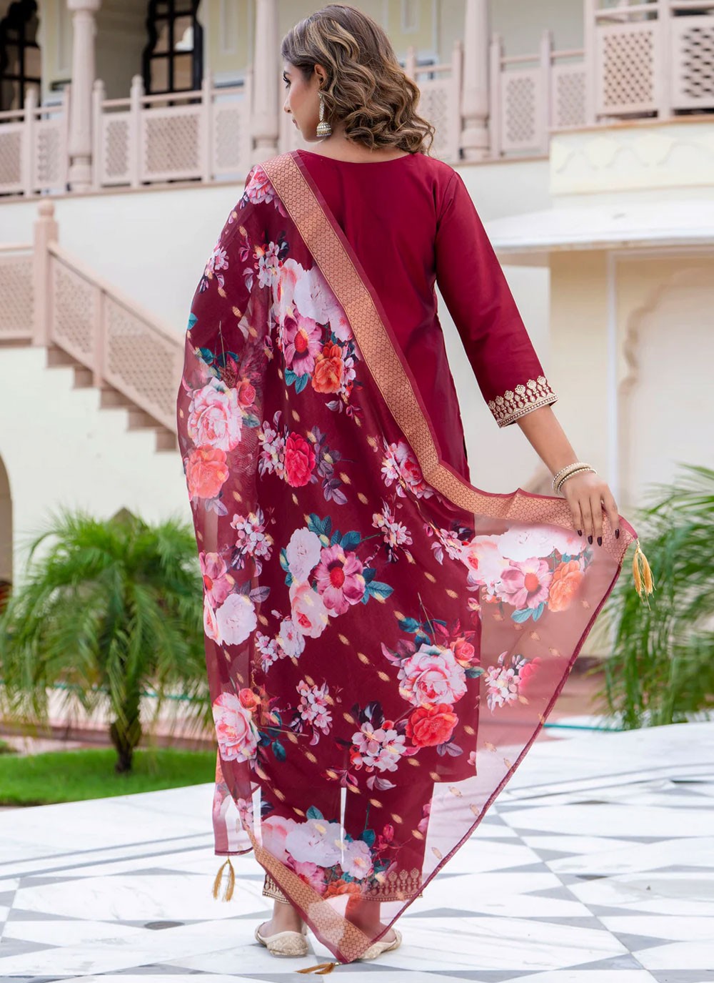 Rayon, Viscose Salwar Suit - T3959