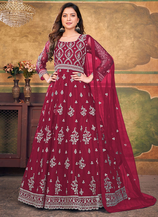 Net Salwar Suit - T969