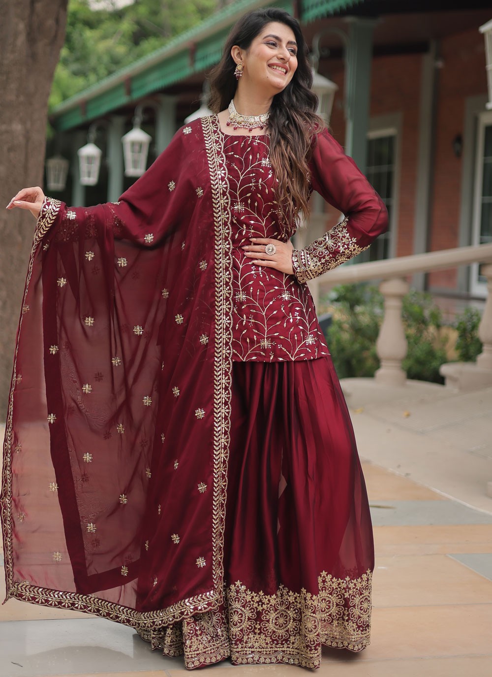 Rangoli, Silk Salwar Suit - T4031