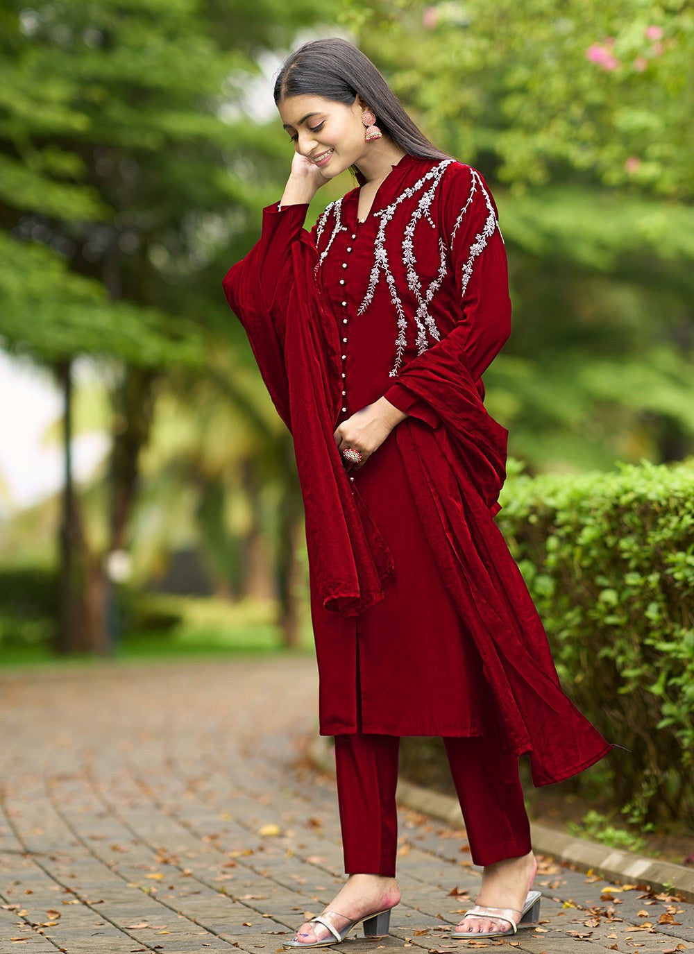 Art Silk Salwar Suit - T3364