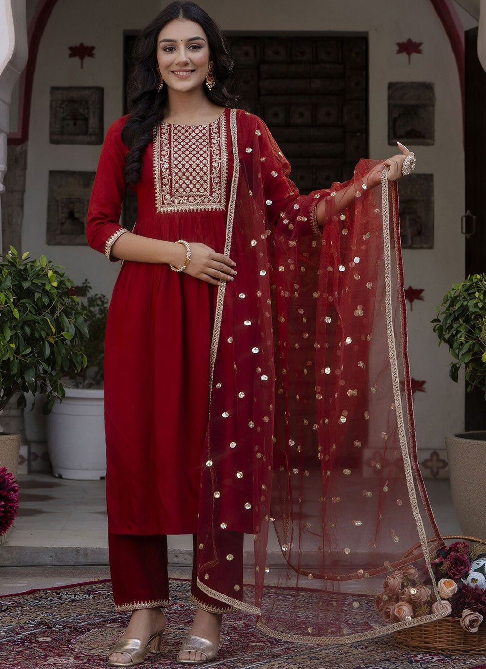 Cotton Salwar Suit - T2219