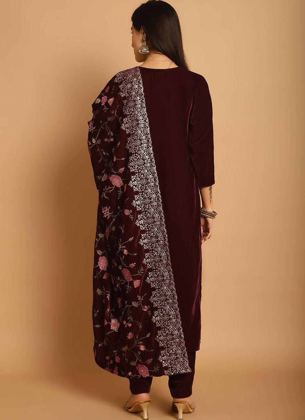 Velvet Salwar Suit - T1948