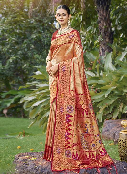 Classic Weaving Zari Silk Saree - S9835