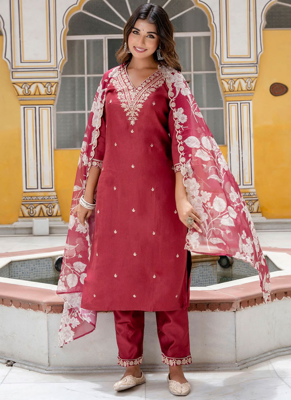 Rayon, Viscose Salwar Suit - T3959