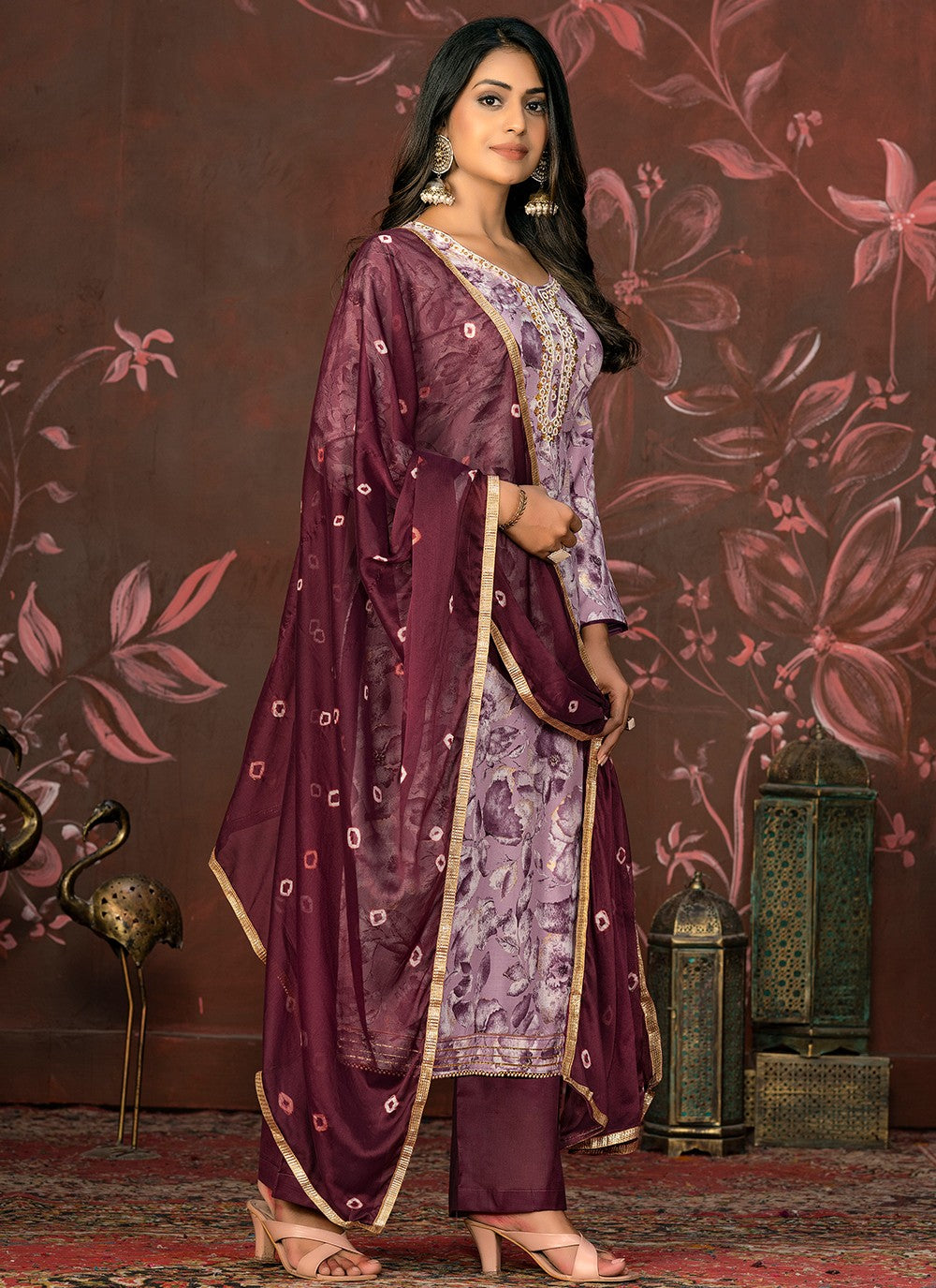 Organza Salwar Suit - T2047