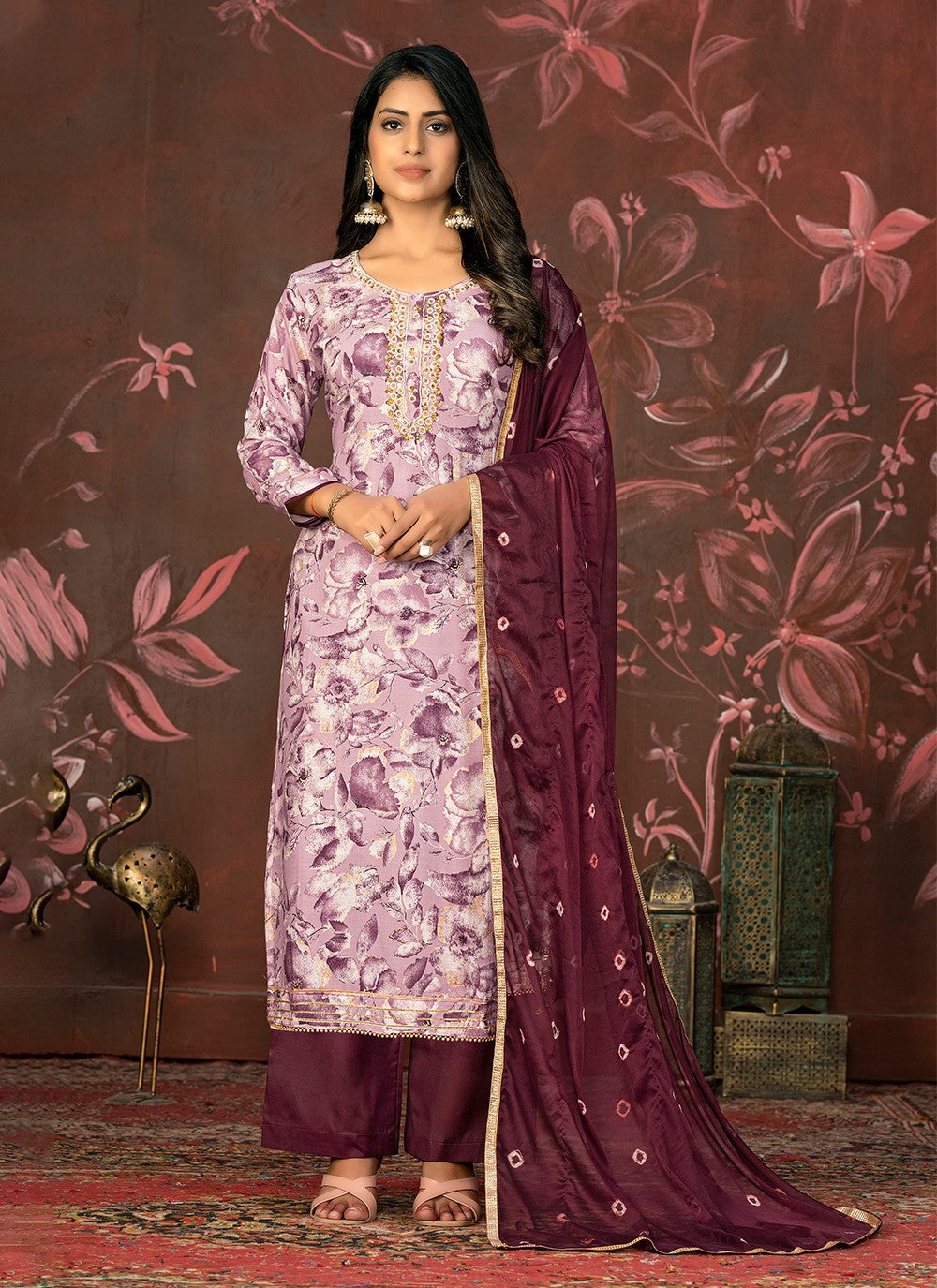 Organza Salwar Suit - T2047