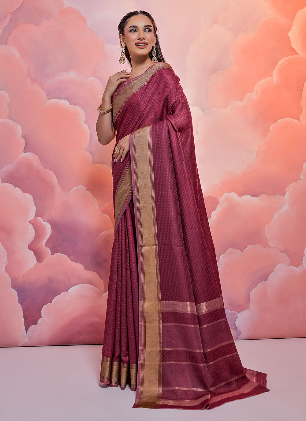 Classic Woven Cotton Saree - S4911