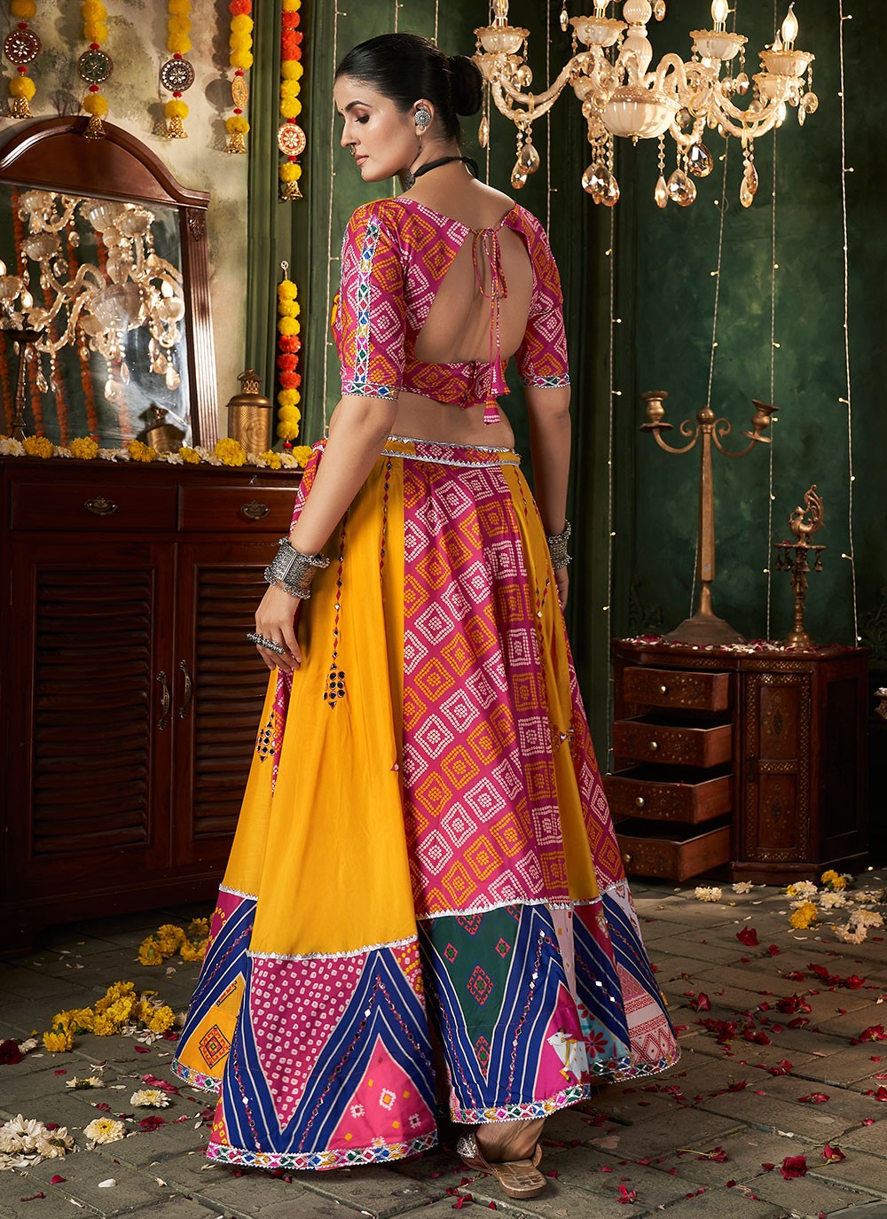 Mirror Muslin A - Line Lehenga - L2062