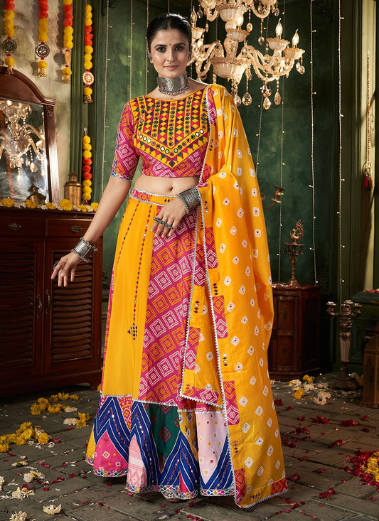 Mirror Muslin A - Line Lehenga - L2062