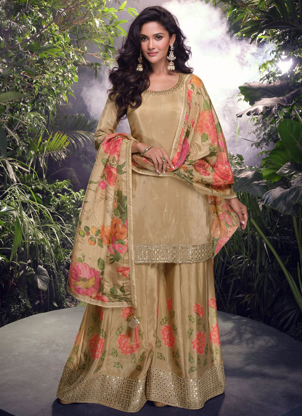 Shimmer, Silk Salwar Suit - T4195