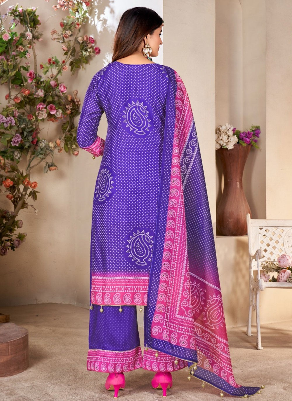 Muslin Salwar Suit - T3651