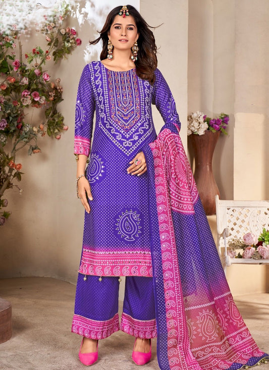 Muslin Salwar Suit - T3651