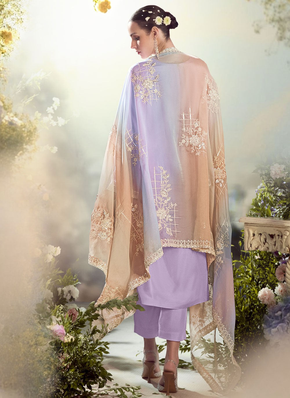 Modal, Silk Salwar Suit - T4147