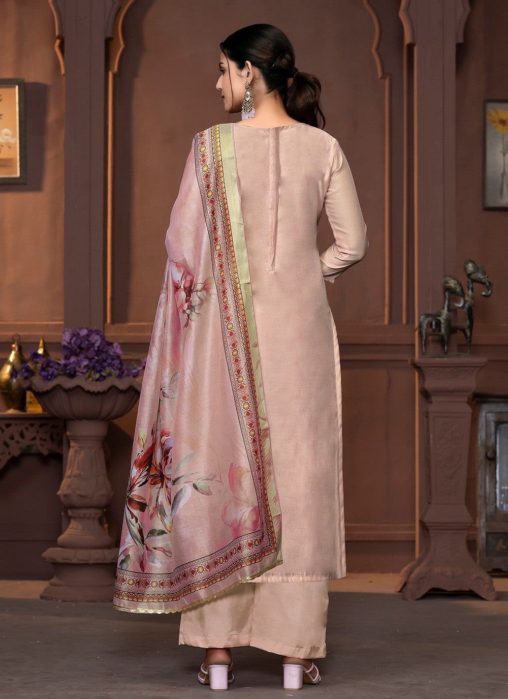 Modal Pant Style Suit - T3457