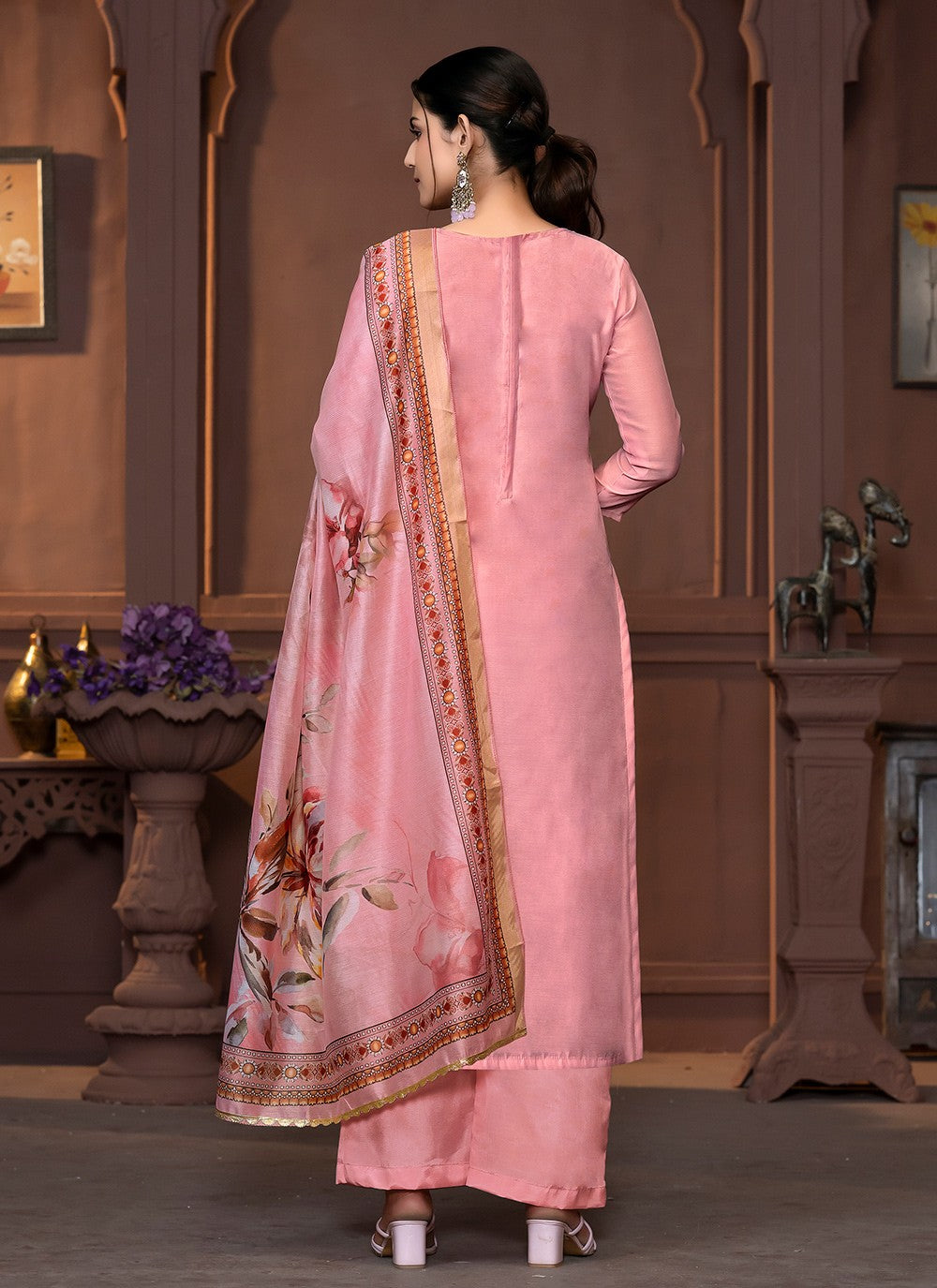 Modal Pant Style Suit - T3457