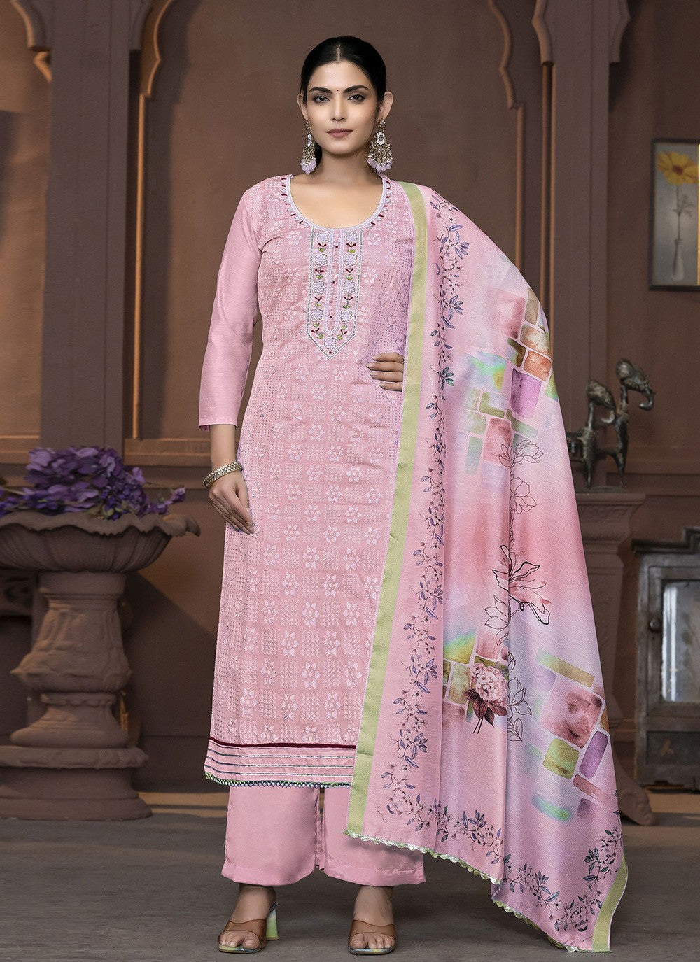 Modal Palazzo Suit - T3477