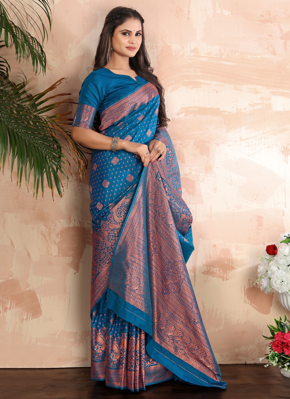 Classic Weaving Zari Banarasi Silk Saree - S2631