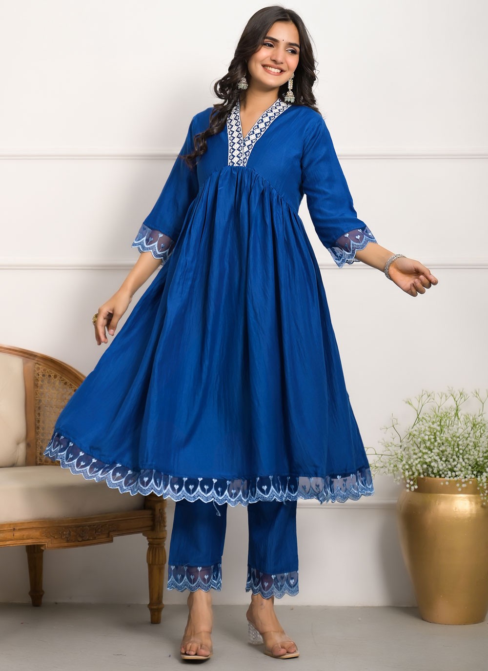 Viscose Salwar Suit - T4095