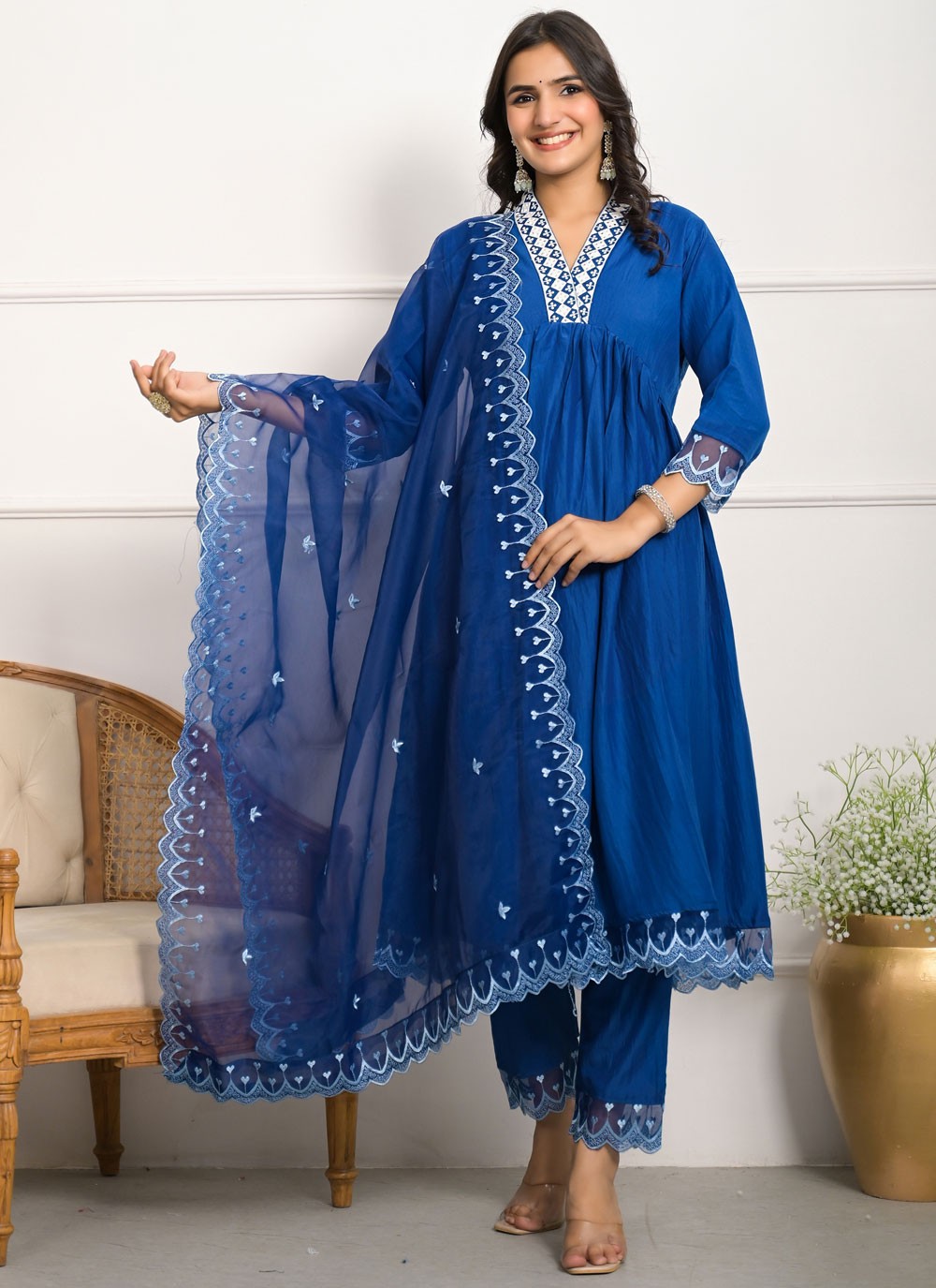 Viscose Salwar Suit - T4095