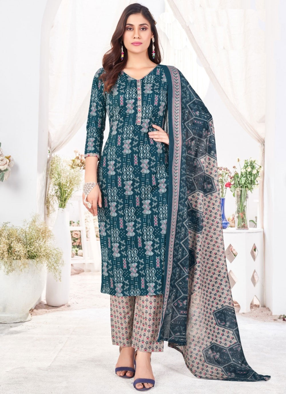 Cotton Salwar Suit - T3939