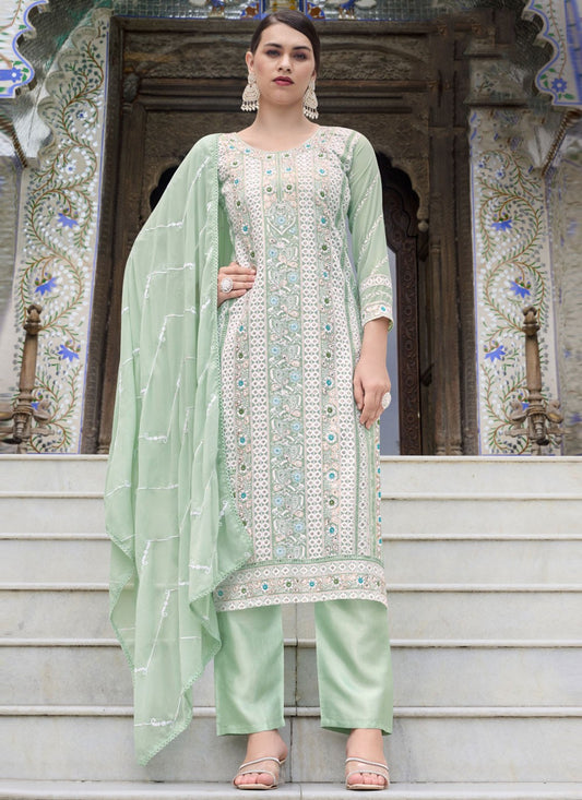 Faux Georgette Salwar Suit - T2871