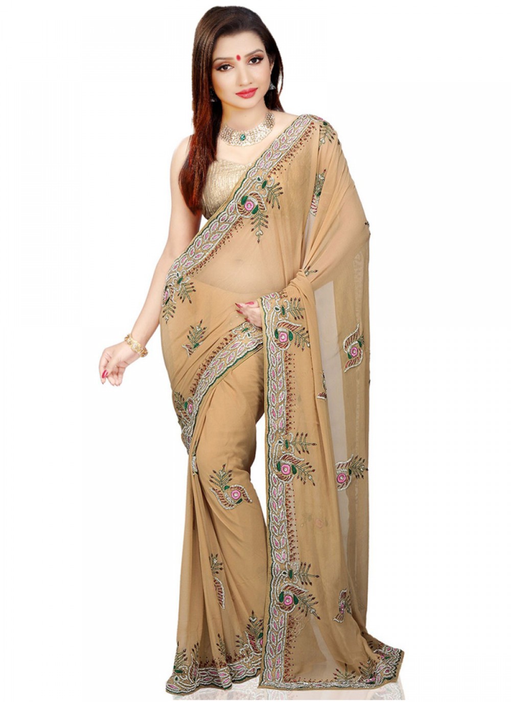 Classic Cutdana Net Saree - S1746