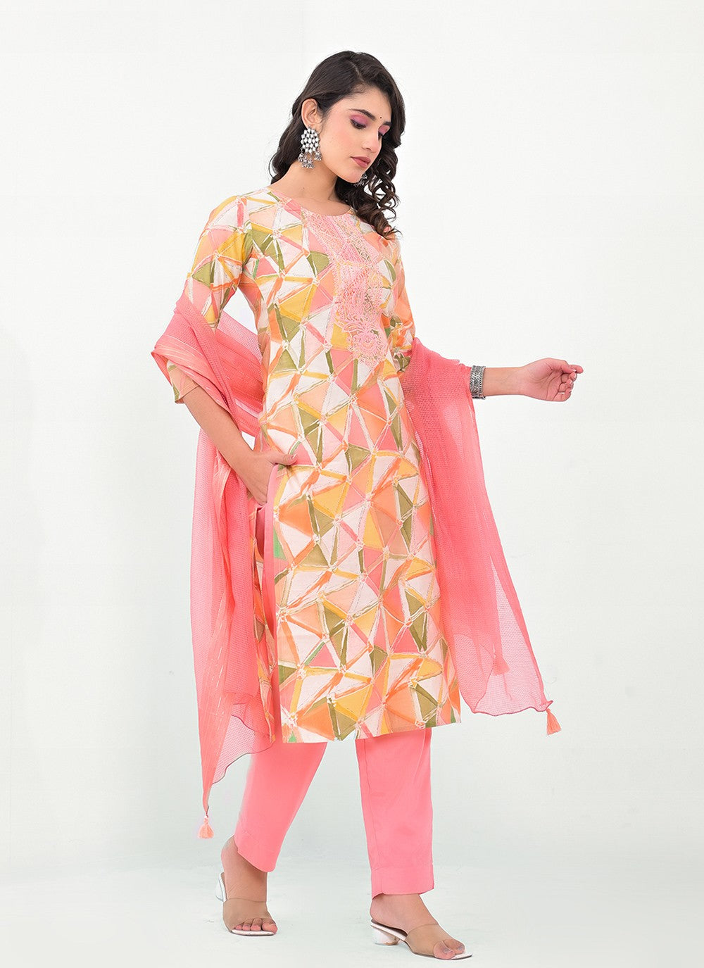 Cotton Pant Style Suit - T3023