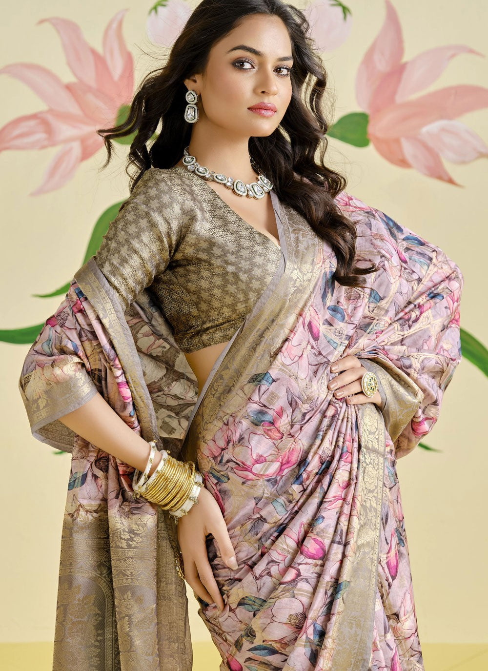 Classic Weaving Zari Silk Saree - S9657