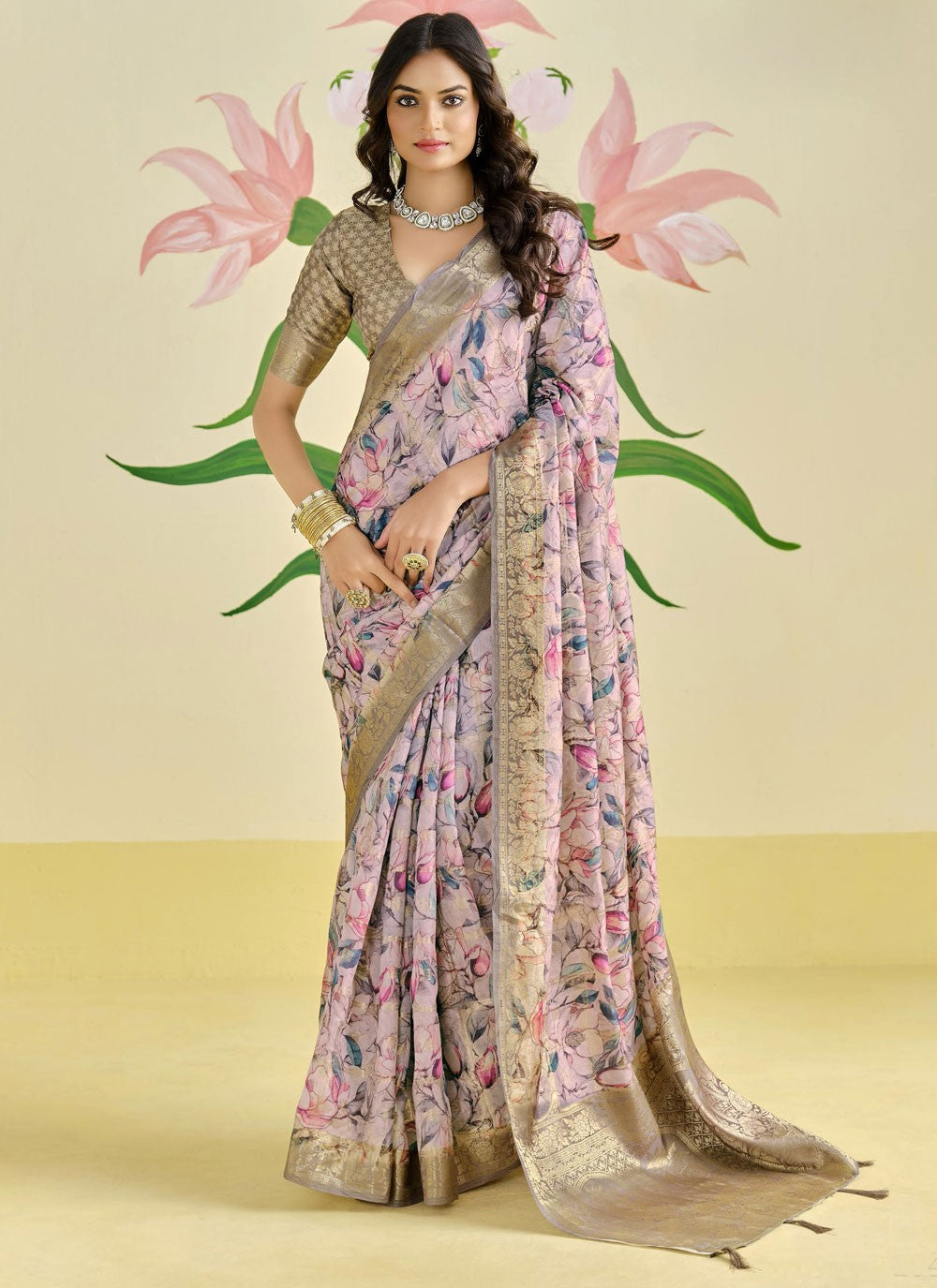 Classic Weaving Zari Silk Saree - S9657