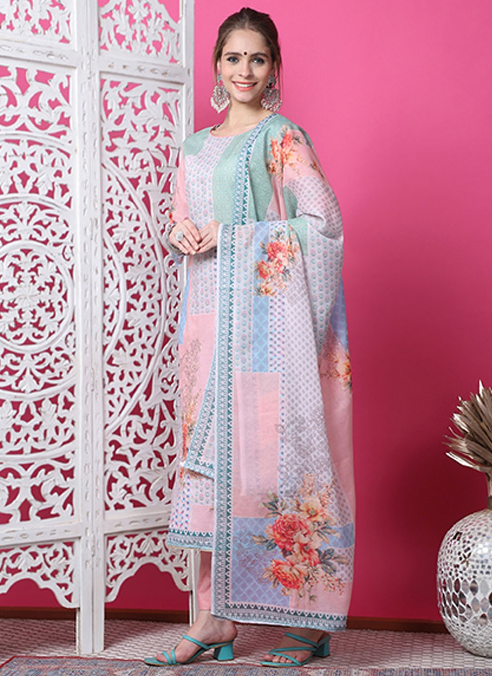 Cotton Salwar Suit - T3084