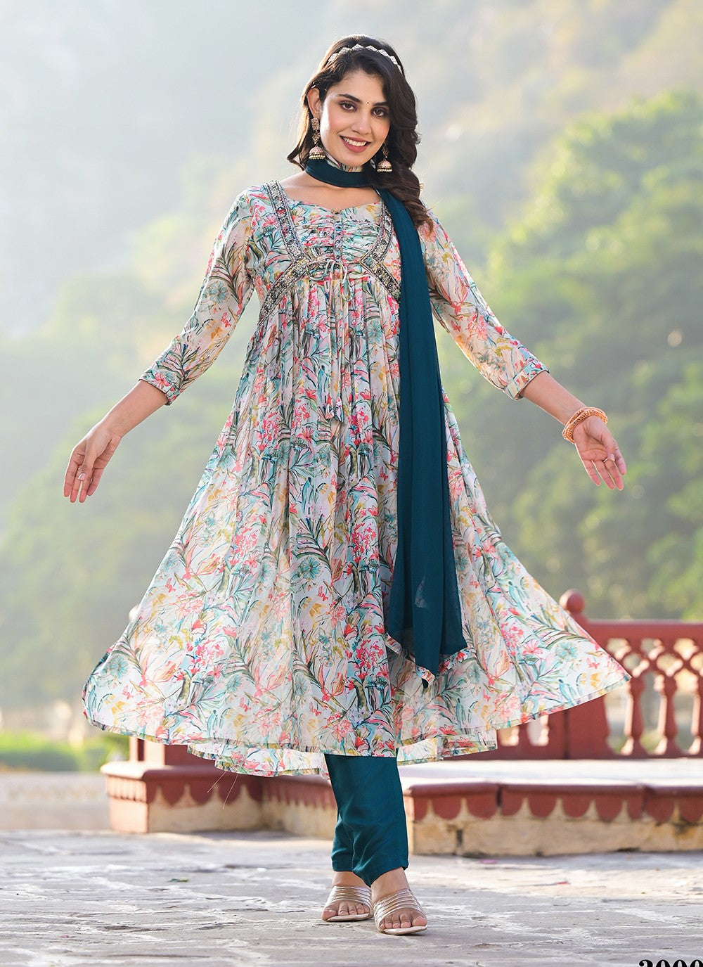 Georgette Salwar Suit - T1940