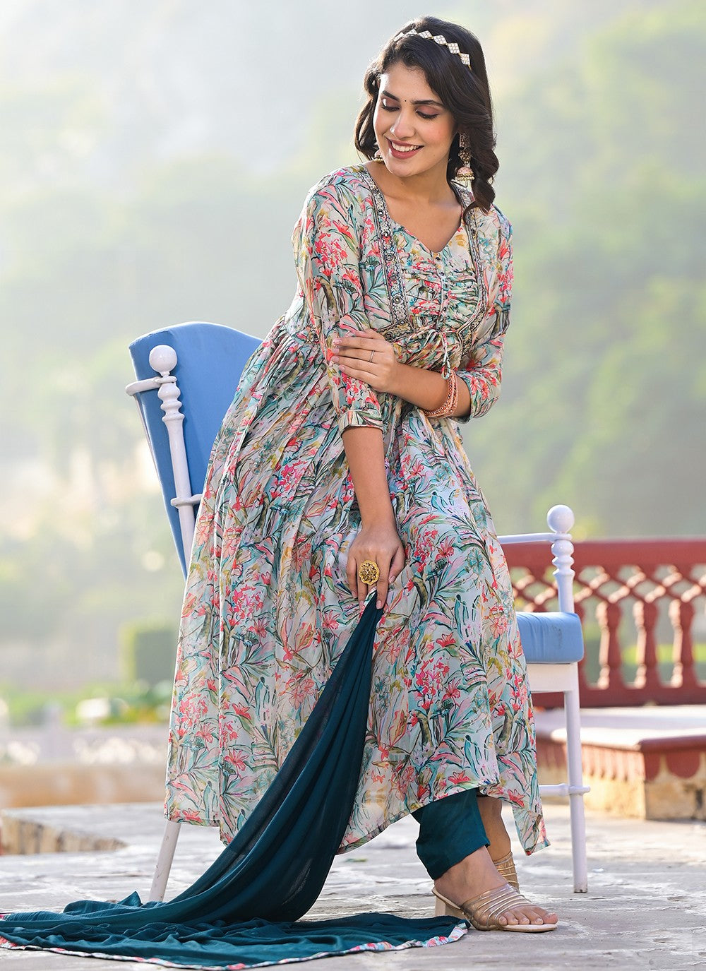 Georgette Salwar Suit - T1940