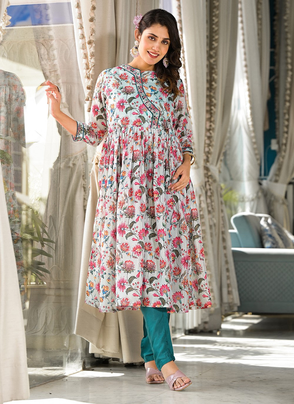 Georgette Salwar Suit - T1940