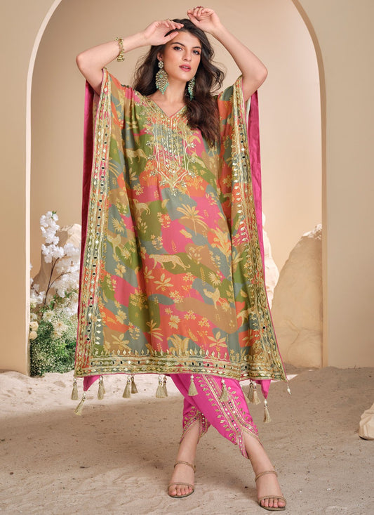 Crepe Silk Salwar Suit - T4189