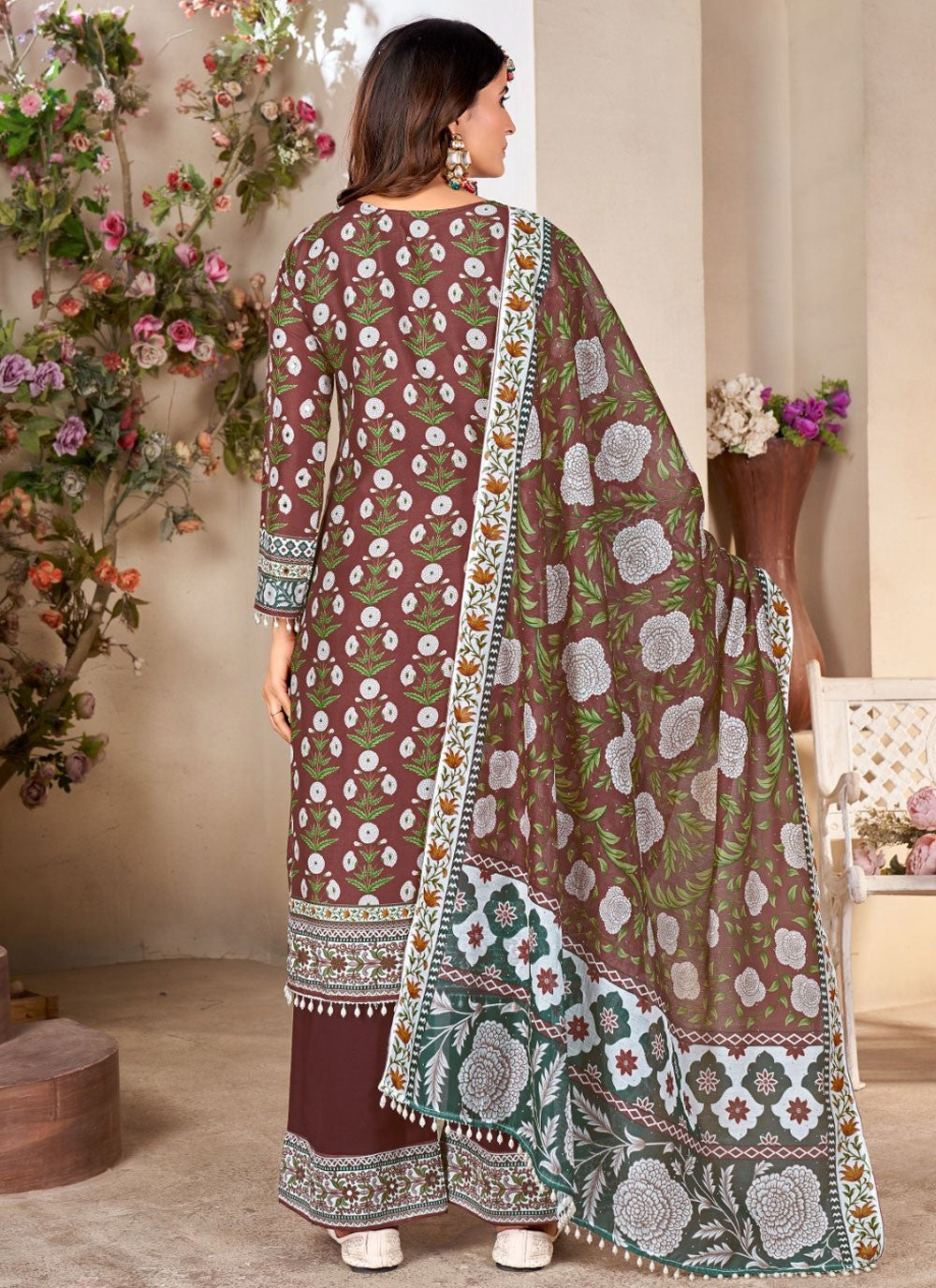 Muslin Salwar Suit - T3745