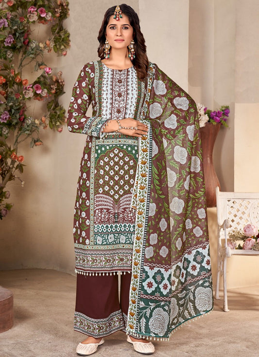 Muslin Salwar Suit - T3745