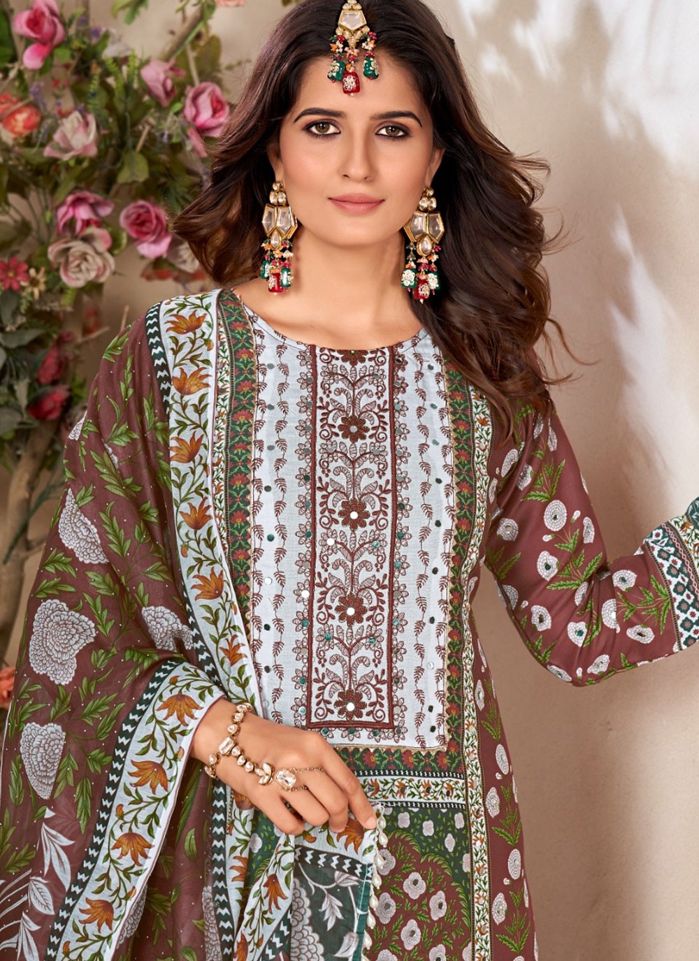 Muslin Salwar Suit - T3745