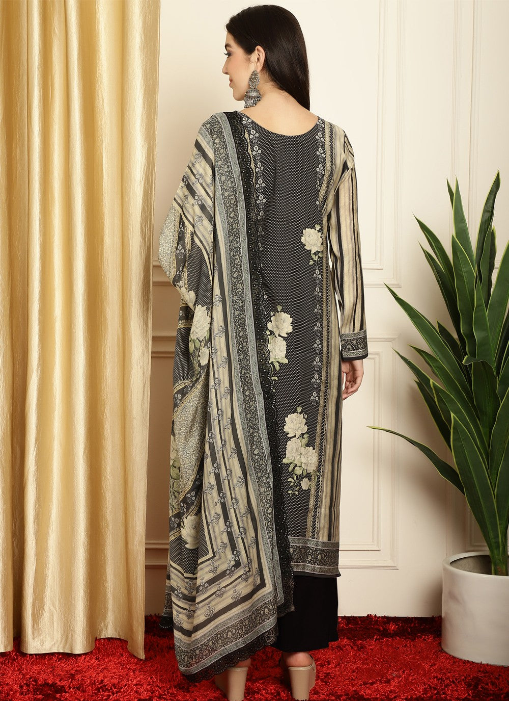 Pashmina Palazzo Suit - T1425