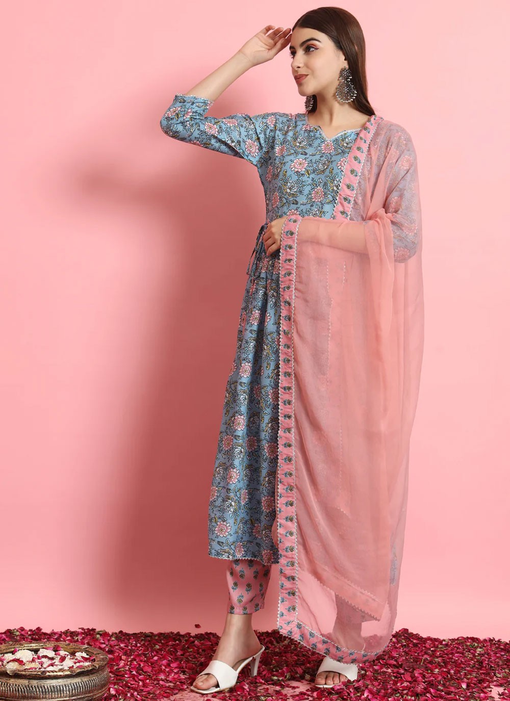 Rayon, Viscose Salwar Suit - T2326