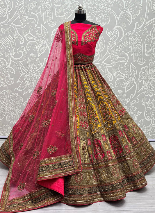 Diamond Silk A - Line Lehenga - L0996